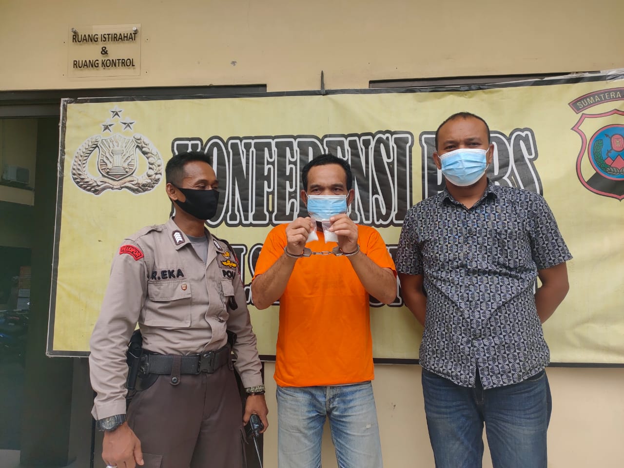 Polsek Sunggal Ringkus Pengedar Sabu Asam Kumbang Dirumahnya