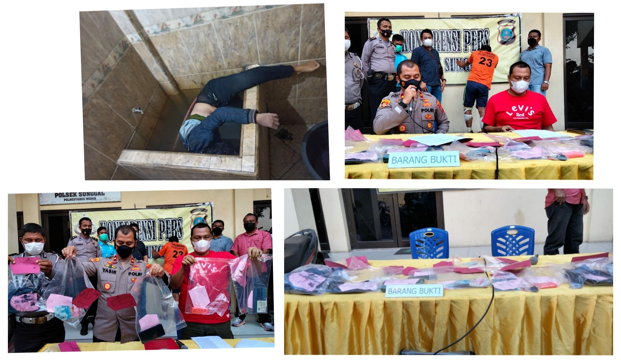 Mantap Broo !!, Dalam Waktu Sehari Pelaku Pembunuhan Berhasil DiungkapPolsek Sunggal |