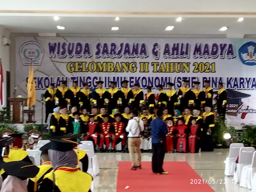 STIE Bina Karya Tebing Tinggi Wisuda 233 Sarjana dan Ahli Madya Gelombang II Tahun 2021
