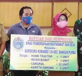 Berkah TMMD 111 Kodim 0204/DS, BUMDESma Bangun Purba Dapat Bantuan Altan dari Pemprovsu |