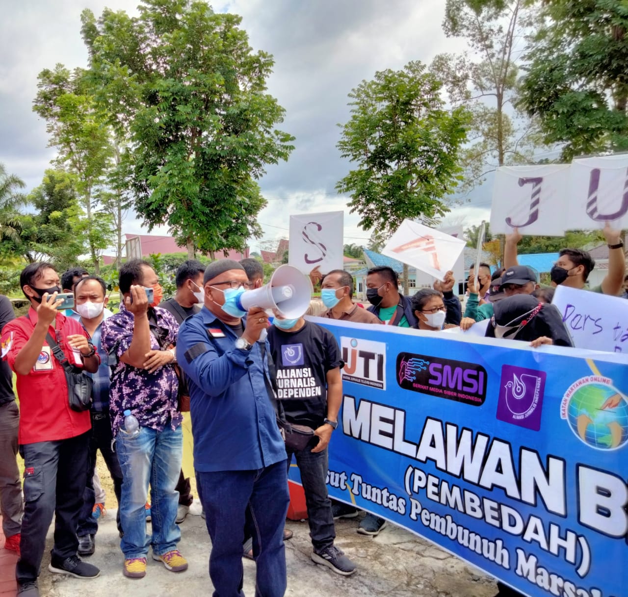 Tekait Pembunuhan Wartawan Marsal Harahap ,Gerakan Pers Melawan Bedebah (Pembedah) Lakukan Unras