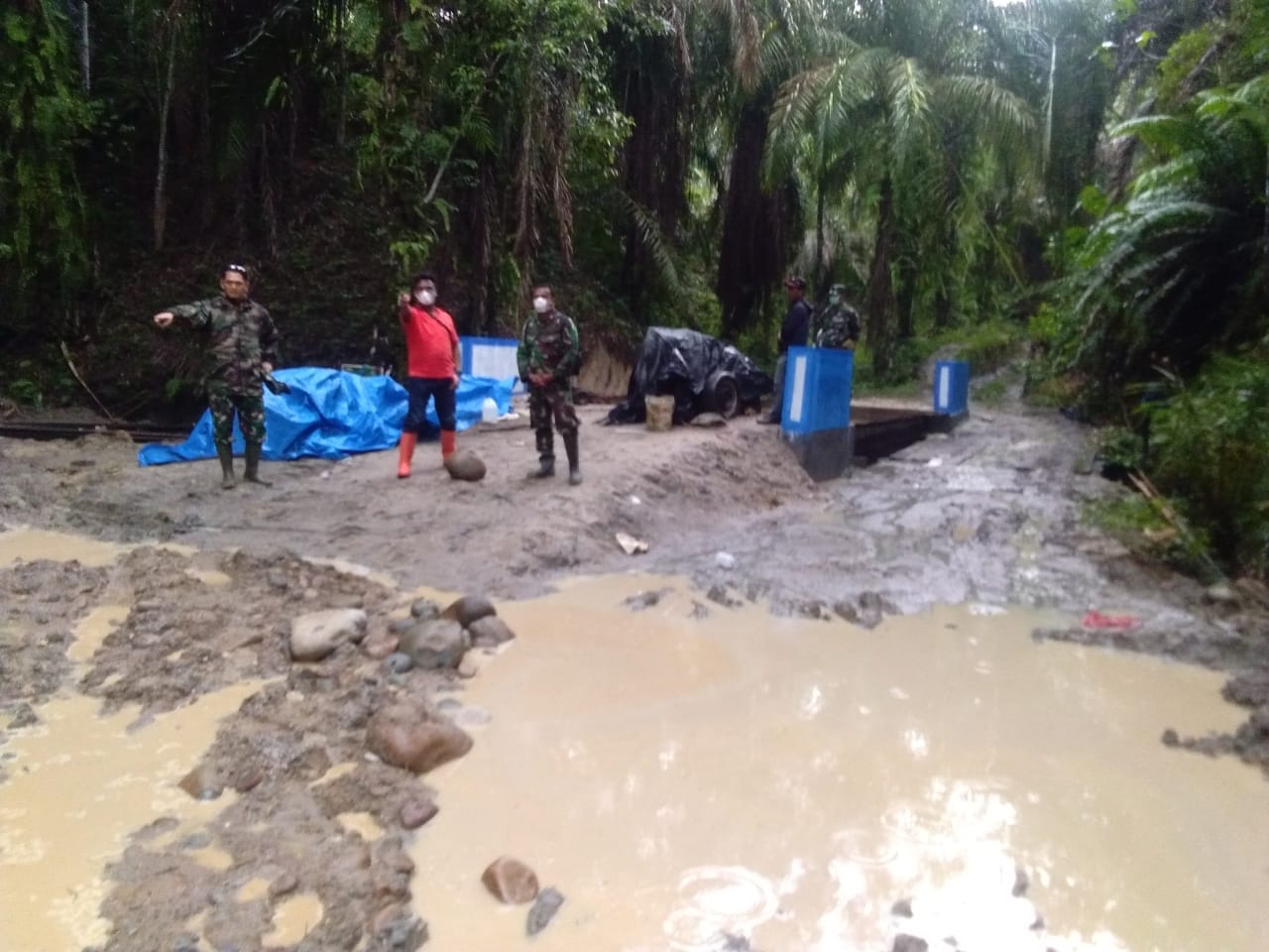 Dansatgas TMMD: Meski Harus Ngebut, Doa dan Keselamatan Kerja Tetap yang Utama |