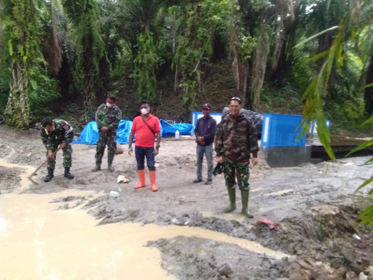 Satgas TMMD Kodim 0204/DS Diminta Disiplin Terapkan Prokes Covid-19 |