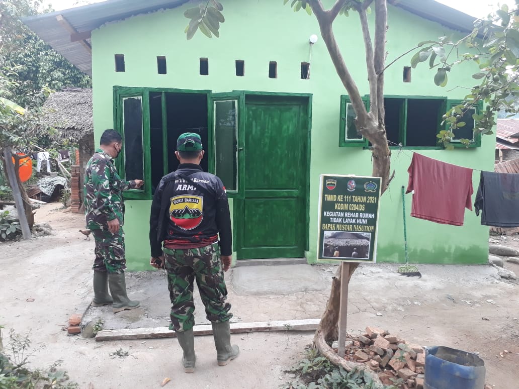 Rehab 6 Unit RTLH Tuntas, Kasdim: Ini Jadi Kebanggaan Buat Kita