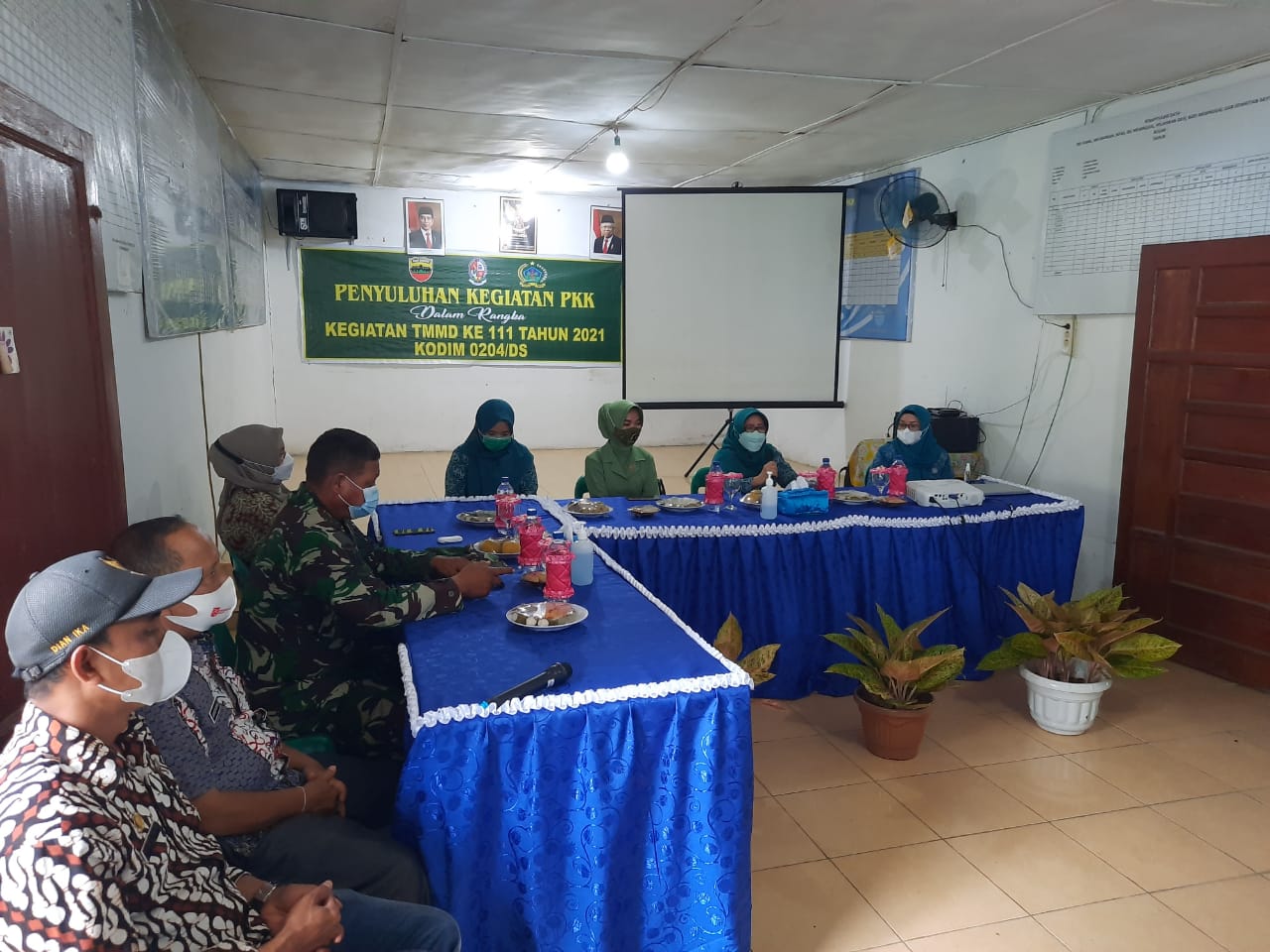 Penyuluhan PKK Satgas TMMD Kodim 0204/DS, Hadirkan Sekda Deliserdang