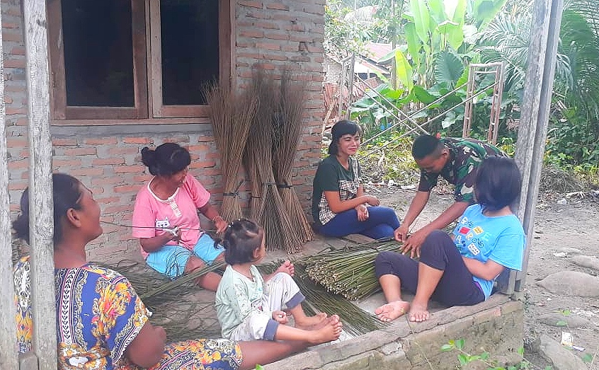 TMMD Kodim 0204/DS Tumbuhkan Kreativitas Warga Jadi Mandiri