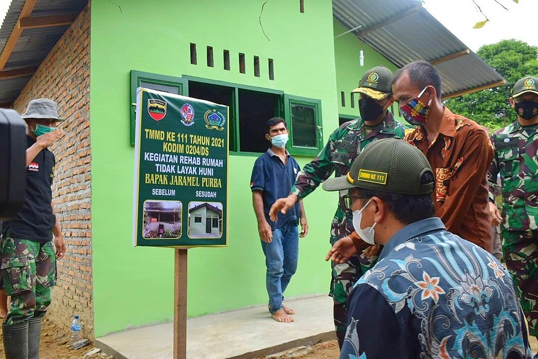 “Luar Biasa Pak Jenderal Kerja Satgas TMMD Kodim 0204/DS Ini”