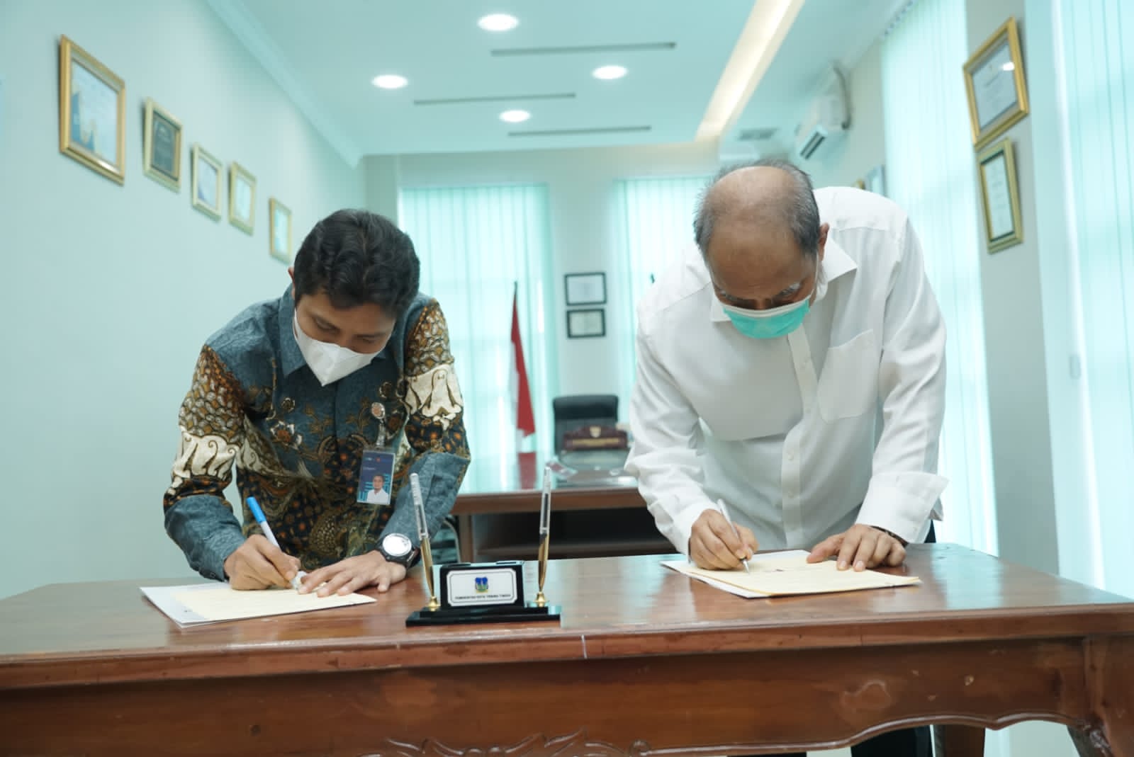 Menjamin Ketersediaan Pangan, Pemko Tebingtinggi Melakukan MOU Dengan Perum Bulog