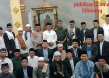 Camat Cibinong Dan Polres Bogor Gelar Tarling di Masjid Al-Muttaqin Karadenan