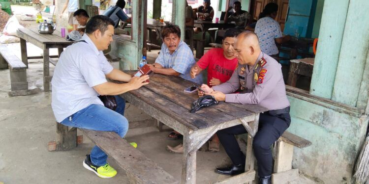Dicurigai Jadi Tempat Judi Togel,Kapolsek Tanah Jawa Rajia Beberapa Warung