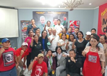 Nikson Nababan Bertemu 35 Relawan di Medan