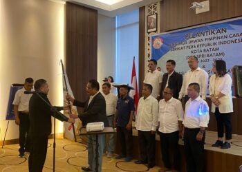 Ketua Umum SPRI Lantik Pengurus DPC Kota Batam