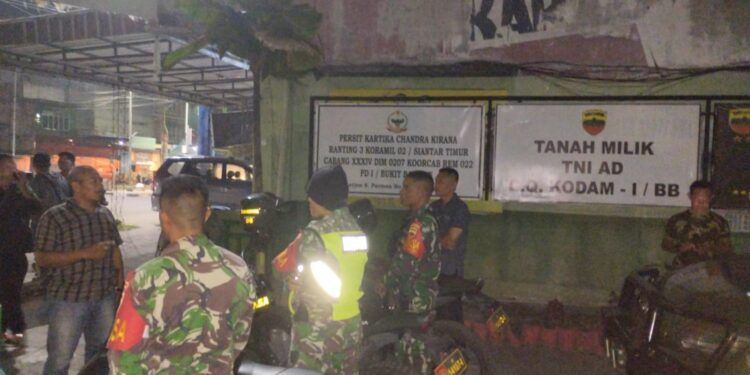 Warga Siantar Mulai Resah,Personil Kodim 0207 Simalungun Monitoring Sejumlah Lokasi