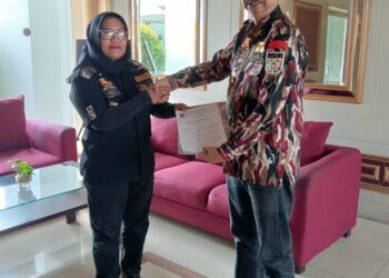 Penyerahan SK pengurus GM FKPPI Tebing Tinggi