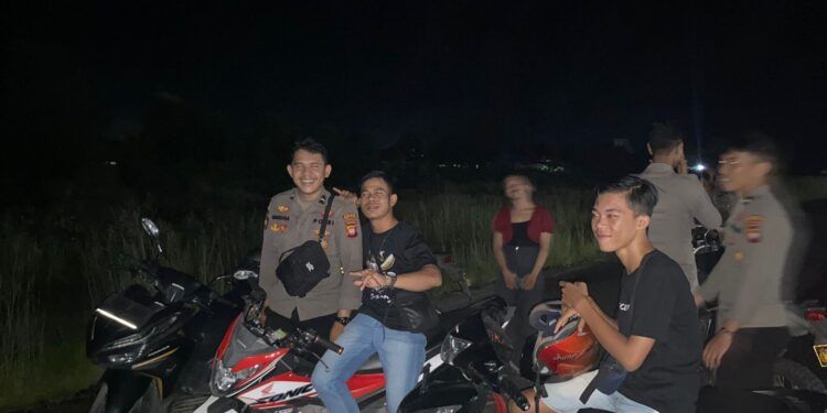 Cegah Aksi Kejahatan Dan Premanisme, Unit Samapta Polsek Sintang Kota Sasar Sejumlah Titik