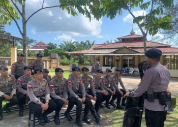 Satbrimob Polda Kalbar Deteksi Dini Kesalahan Prosedur Dengan Latihan PHH