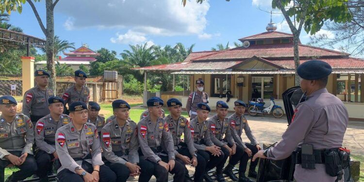 Satbrimob Polda Kalbar Deteksi Dini Kesalahan Prosedur Dengan Latihan PHH