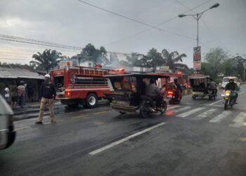 Dua Unit Ruko Terbakar di Jalan Imam Bonjol Tebing Tinggi