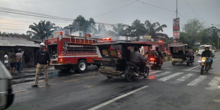 Dua Unit Ruko Terbakar di Jalan Imam Bonjol Tebing Tinggi