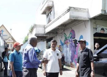 Tinjau Gedung Eks RS Herna , Pj Walikota Sebut Lahan Akan Dibangun Perpustakaan Daerah