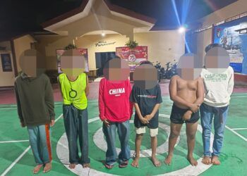 Hendak Tawuran, Enam Remaja Diamankan Polisi di Polres Pontianak