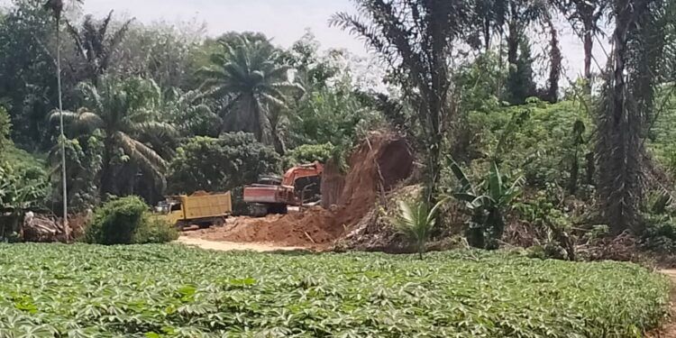 Galian C di Desa Penggalian Serdang Bedagai, Beroperasi Ilegal