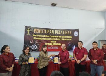 Tutup Pelatihan Kemandirian, WBP Lapas Pancur Batu Terima Sertifikat Pelatihan dari LKP Adlia Mahardika