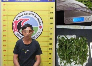 Tim Satres Narkoba Ogan Komering Ulu Tangkap Seorang Mahasiswa