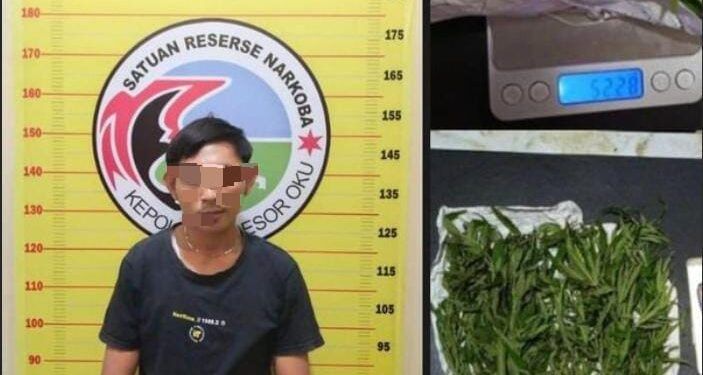 Tim Satres Narkoba Ogan Komering Ulu Tangkap Seorang Mahasiswa