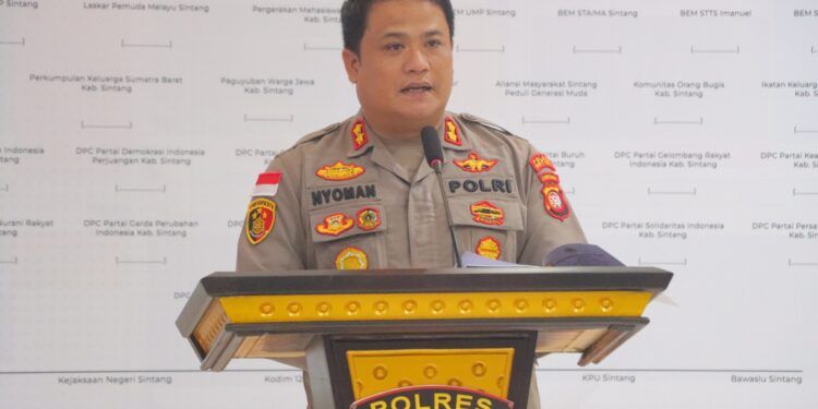 Ini Yang Disampaikan Kapolres Sintang Jelang Pemilukada, Sekaligus Penandatanganan Pakta Integritas Dan Deklarasi Damai