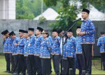 PIMPIN UPACARA HKN, PENJABAT WALI KOTA TEBING TINGGI HIMBAU ASN TINGKATKAN KINERJA DAN BERI PELAYANAN TERBAIK