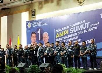 Deklarasi Dukungan AMPI Sumut Kepada Bobby-Surya Menjadi Gubernur & Wakil Gubernur Sumatera Utara Dihadiri Ribuan Massa