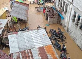 Kedatangan Calon Gubernur, Disambut Dengan Banjir di Tebing Tinggi