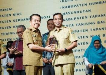 Pemko Tebing Tinggi Raih Penghargaan Katagori Informatif Dalam Ajang Komisi Informasi Awards2024