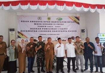 Reses DPRD Kab.Bogor Jilid II Dapil I, Dihadiri Camat Cibinong Asep Sajidin