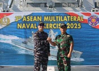 Sukses Laksanakan Satgas AMNEX 2025, KRI Bung Tomo-357 Tiba Kembali di Belawan