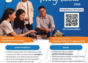 Pendaftaran Beasiswa FIFGROUP Young Leader 2025 Resmi Dibuka Siapkan Generasi Pemimpin Muda Masa Depan