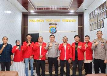 Persiapan Pelantikan, DPC HIMAPSI Audiensi ke Mapolres Kota Tebingtinggi