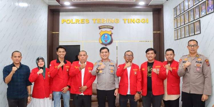 Persiapan Pelantikan, DPC HIMAPSI Audiensi ke Mapolres Kota Tebingtinggi 