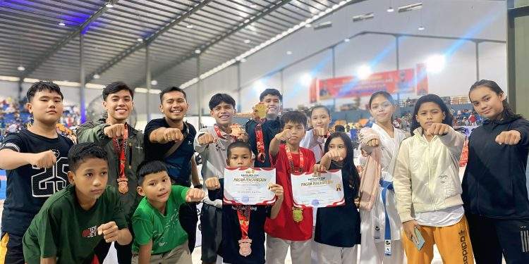 DOJO GARUDA SABET 3 EMAS DAN 2 PERUNGGU PADA KEJUARAAN KARATE KAPOLRES PEMATANG SIANTAR CUP 2025