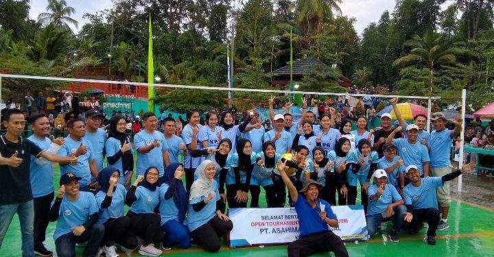 Turnamen Voli Putri Warnai HUT ke-36 PT Asahimas Chemical di Anyar