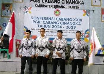 Jaenudin Terpilih sebagai Ketua PGRI Cabang Cinangka Periode 2024–2029