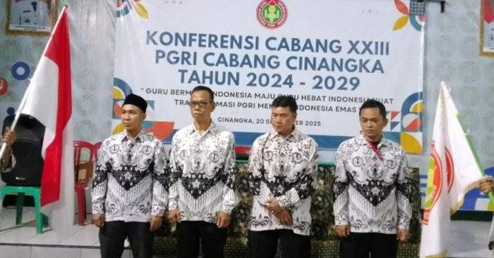 Jaenudin Terpilih sebagai Ketua PGRI Cabang Cinangka Periode 2024–2029