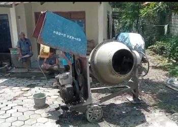 Pemdes Sukamantri Realisasikan Betonisasi Jalan, Tingkatkan Mobilisasi Warga
