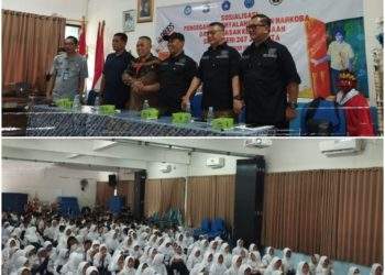 PWI Pokja Jaksel Gelar Penyuluhan ‘Jauhi Narkoba, Perluas Wawasan Kebangsaan di SMPN 267 Jakarta