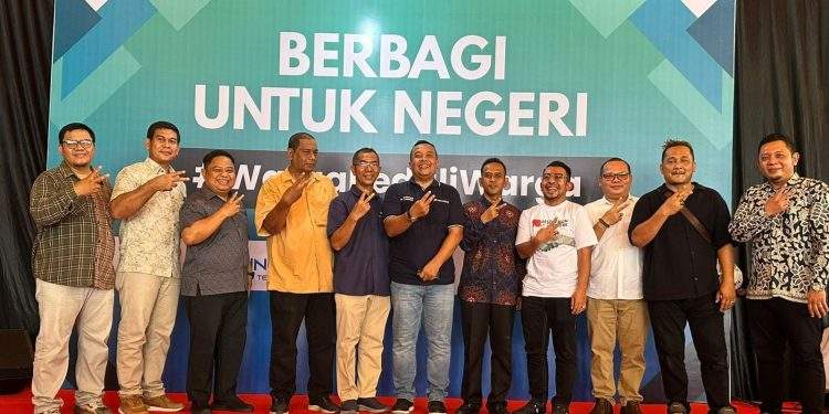 2000 Paket Sembako Dibagikan 98 Resolution Network Kepada Ojek Online dan Masyarakat, Wujud Kepedulian Sosial