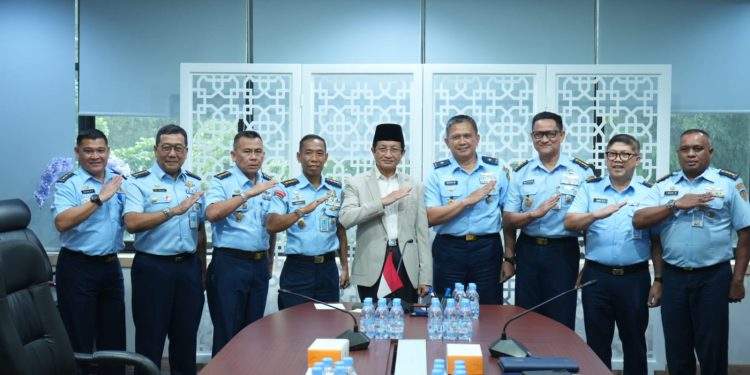 Kadisbintalau Marsma TNI Jaetul Muchlis Laksanakan Audiensi dengan KH Prof. Dr. Nasaruddin Umar