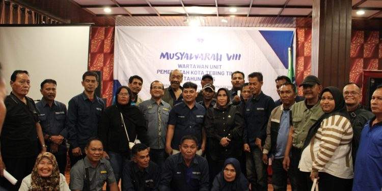 Wakil Wali kota Buka Musyawarah VIII Wartawan Unit Pemko Tebing Tinggi 
