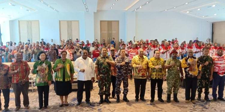 Saat Hadiri Rakornas Gercin Indonesia, Wagub Papua Ajak Bersatu Bangun Enam Provinsi di Tanah Papua