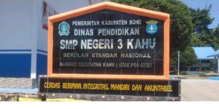 SMP Negeri 3 Kahu Wujudkan Sekolah Unggulan dan Belajar Bebas Perundungan